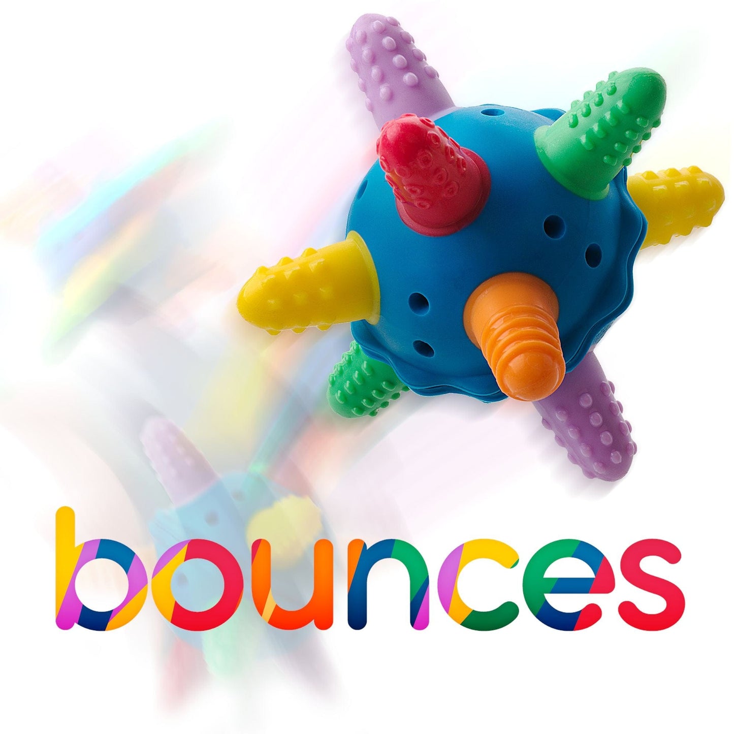 Baby Teether Balls [2 Pack] Sensory Pacifier Music Bell Rattle Dummy