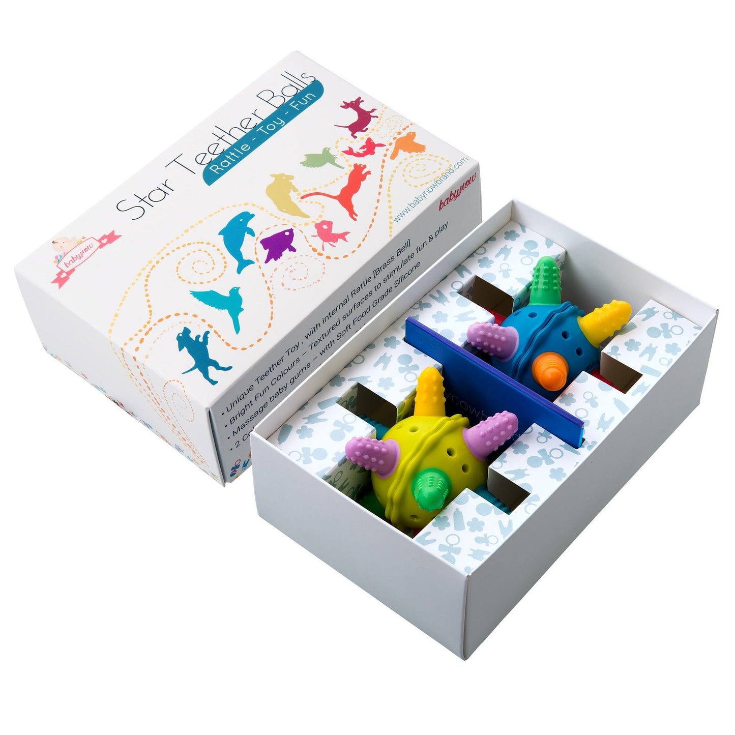 babynow teether ball 2 pack 