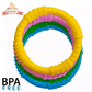 BABY Teething Ring - Sensory Teether Soother Pacifier 2.5" Chew Toy