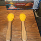 Baby Feeding Spoon Bamboo Handle Silicone Tip [2 Pack]